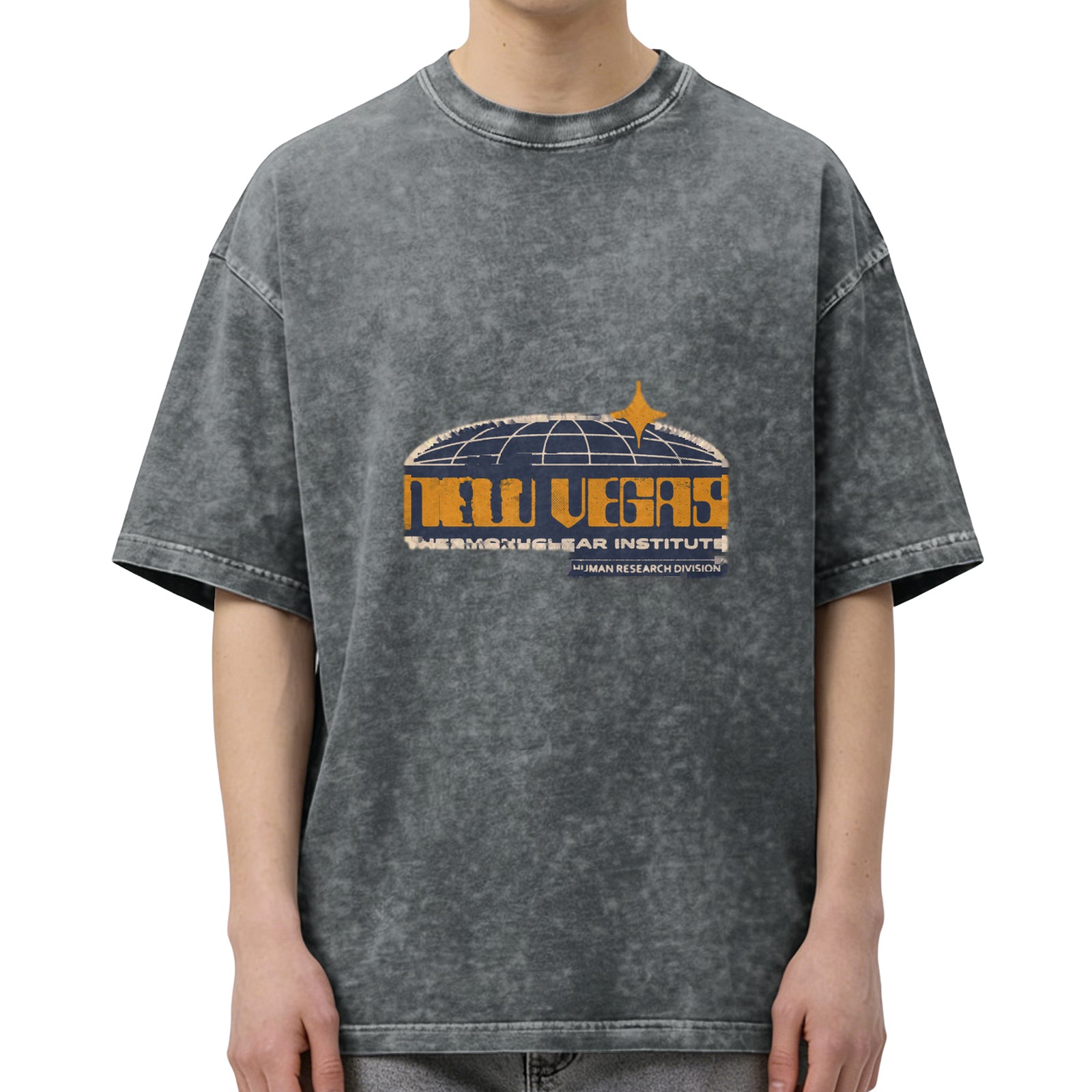 New Vegas Thermonuclear Institute Vintage Washed Graphic T-Shirt