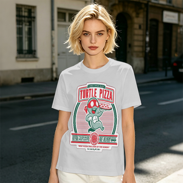 Turtle Pizza Teenage Mutant Ninja Turtles Graphic T-Shirt