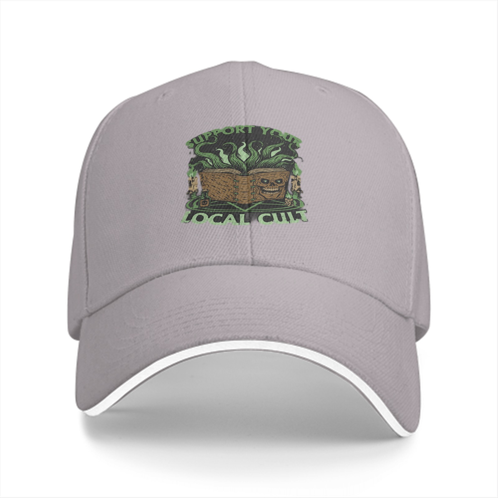 Support Your Local Cult Graphic Black Baseball Cap