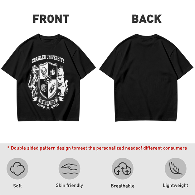 Crawler University Crest Graphic Olive T-Shirt