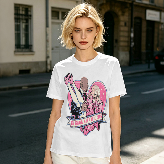 Olive Graphic T-Shirt With Funny Heart Print And Text