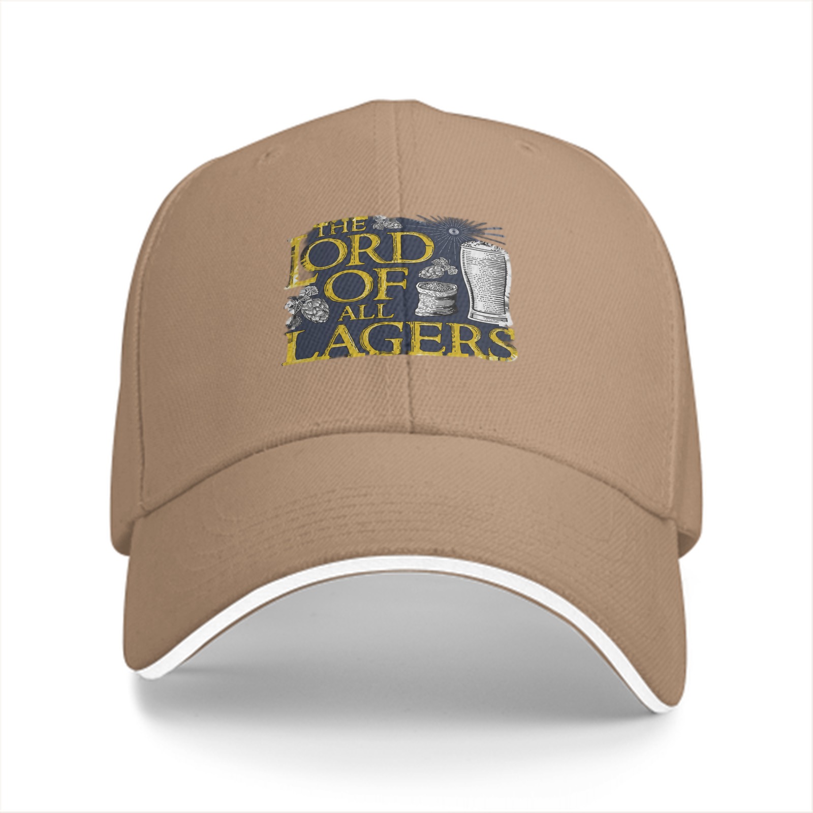 Lord Of All Lagers Black Baseball Cap