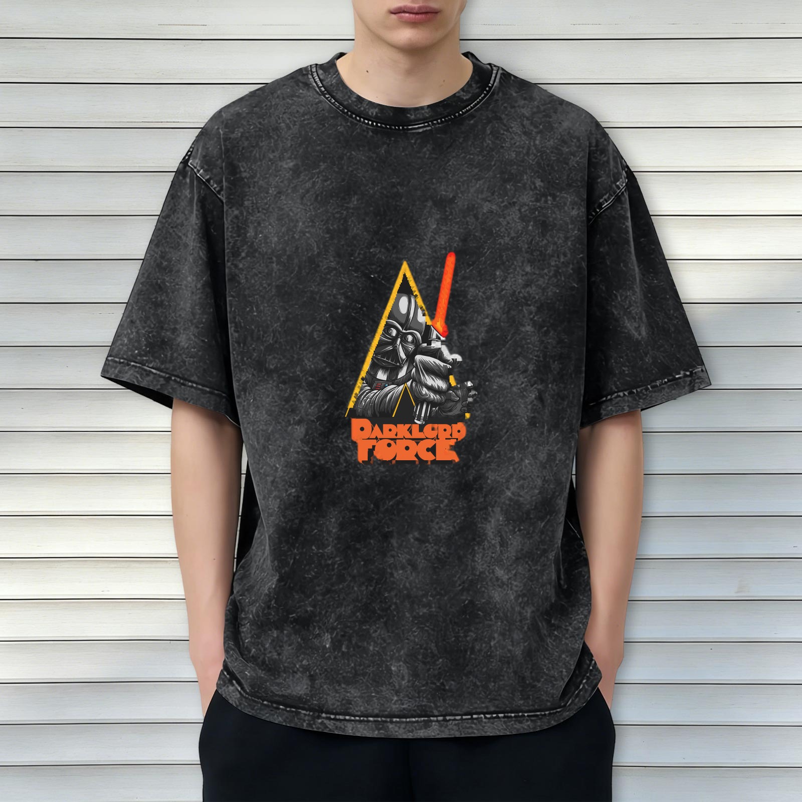 Dark Lord Force Graphic Vintage Wash T-Shirt