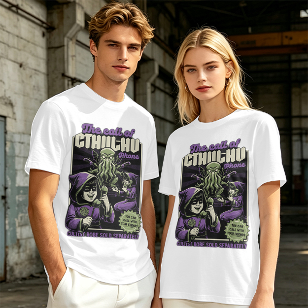 The Call of Cthulhu Phone Funny Graphic T-Shirt