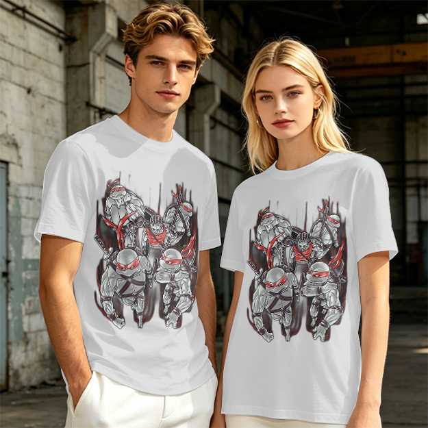 Olive Green Teenage Mutant Ninja Turtles Graphic T-Shirt