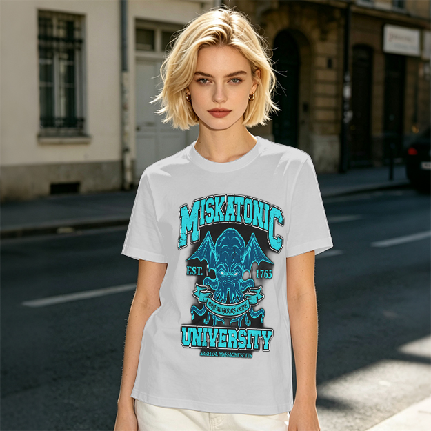Miskatonic University Cthulhu Graphic Olive T-Shirt