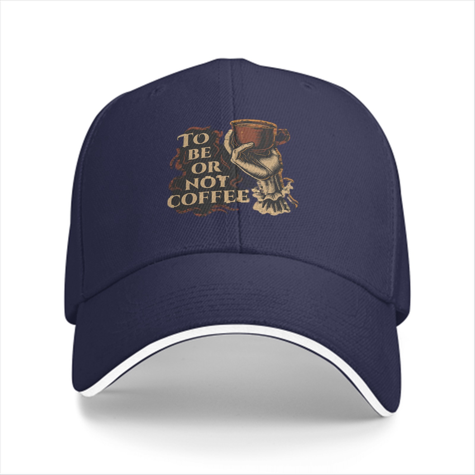 To Be Or Not Coffee Black Baseball Cap