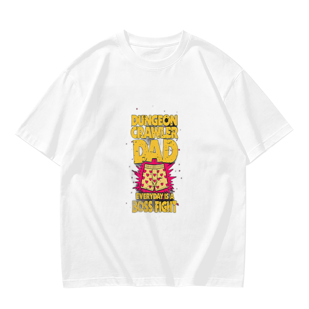 Dungeon Crawler Dad Everyday Is A Boss Fight T-Shirt