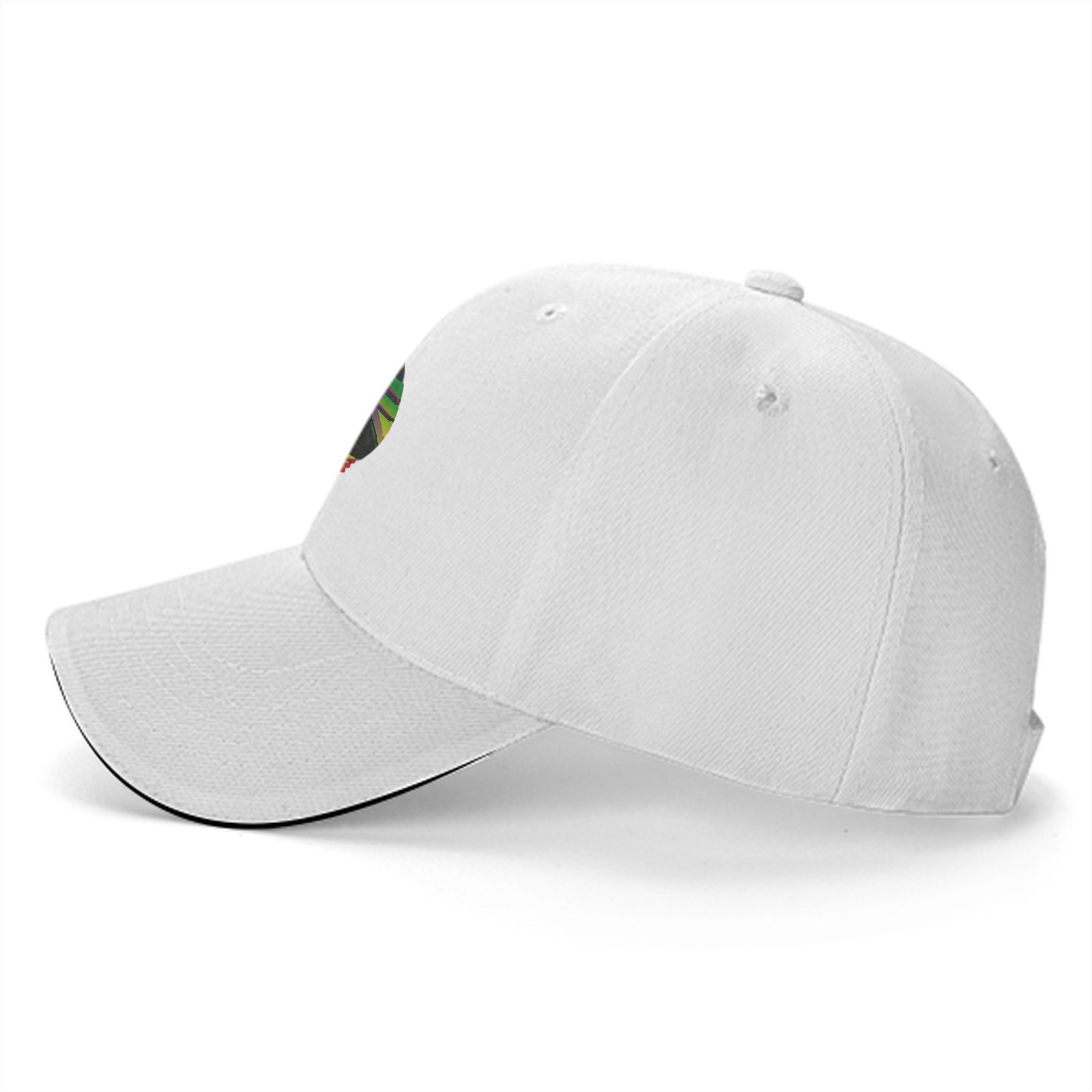 Black Baseball Cap with Ninja Turtle 'Stay Savage' Graphic