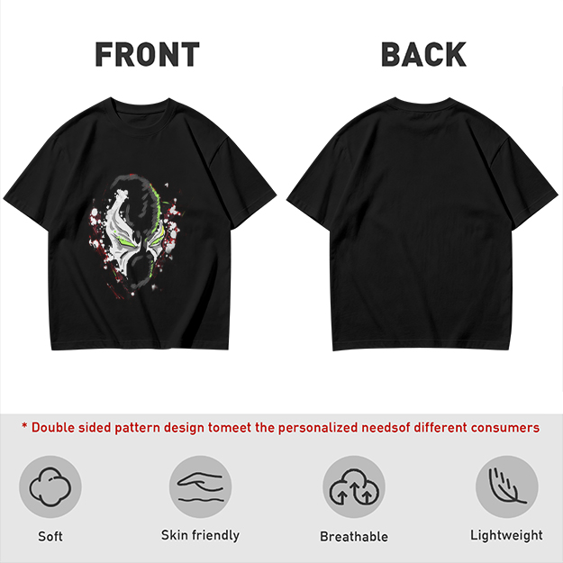 Olive T-shirt with Spawn Character Mask Graphic Print