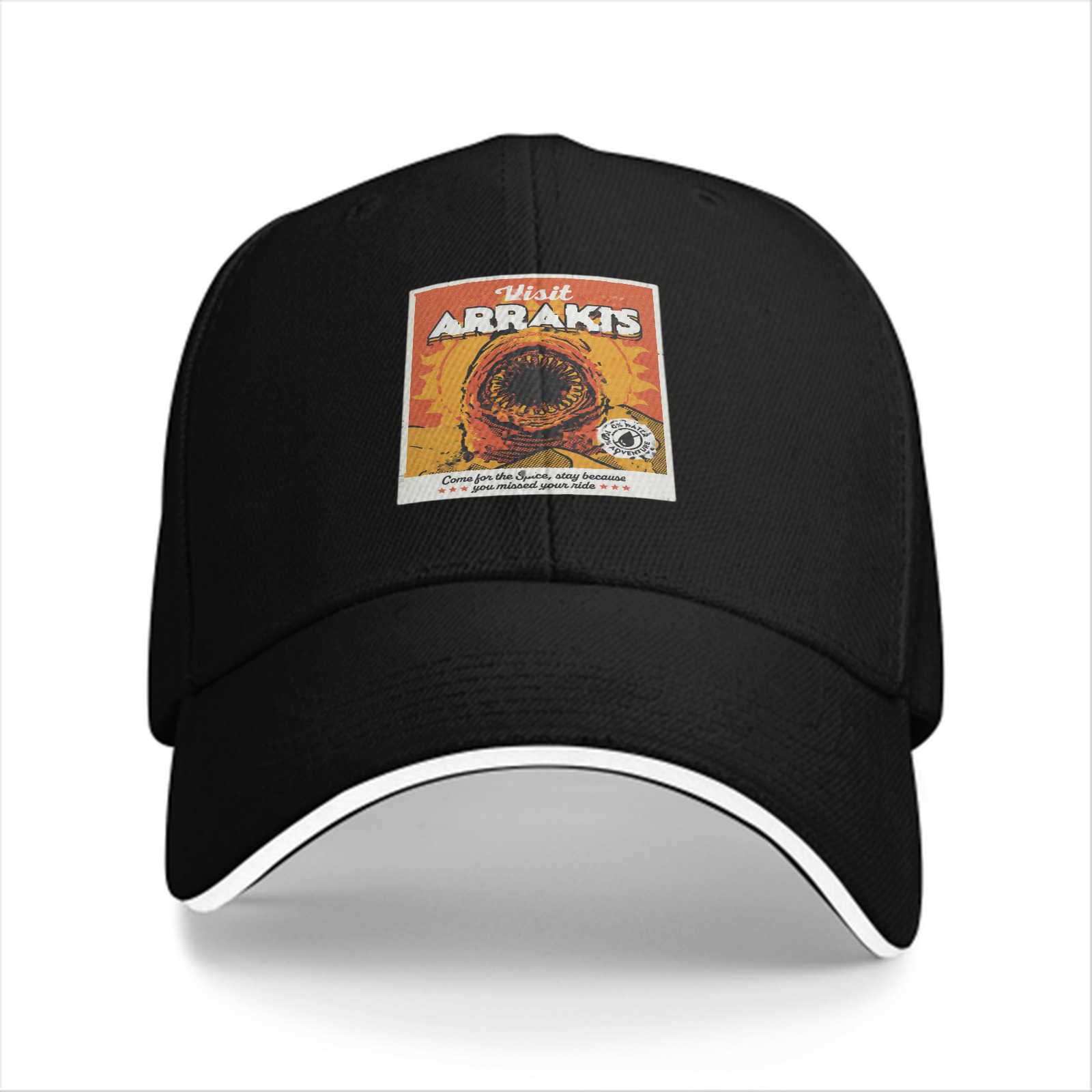Visit Arrakis Sandworm Graphic Baseball Cap