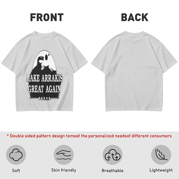 Make Arrakis Great Again Dune Themed Graphic T-Shirt
