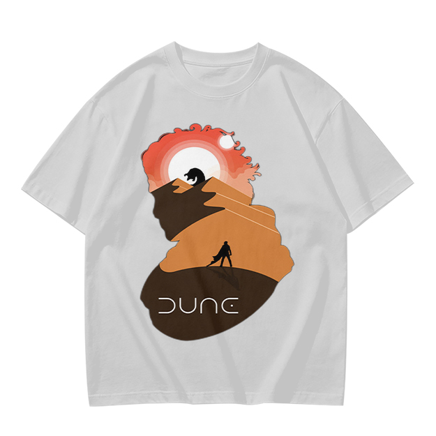 Dune Desert Planet Graphic T-Shirt for Sci-Fi Fans