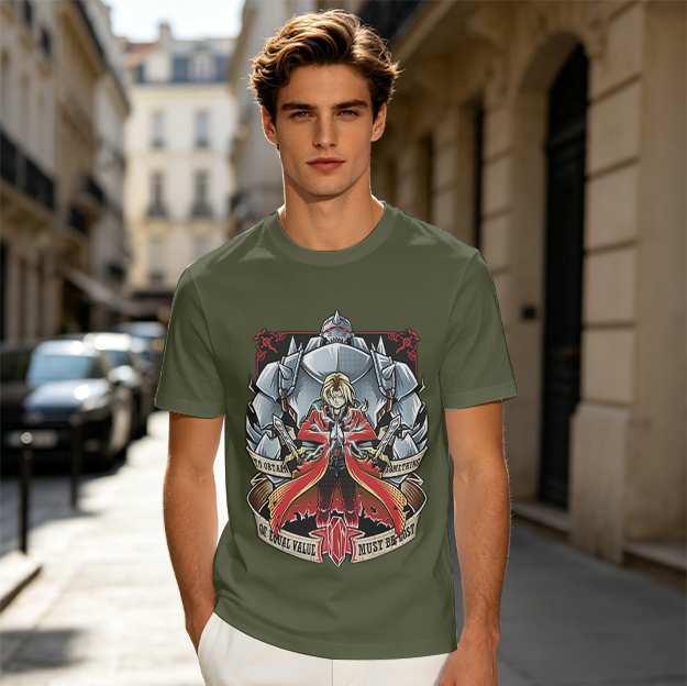 Fullmetal Alchemist Elric Brothers Graphic T-Shirt