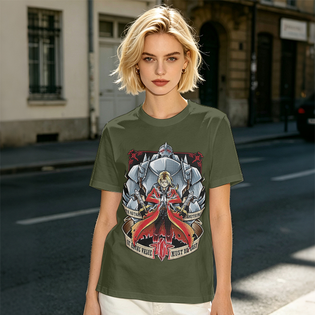 Fullmetal Alchemist Elric Brothers Graphic T-Shirt