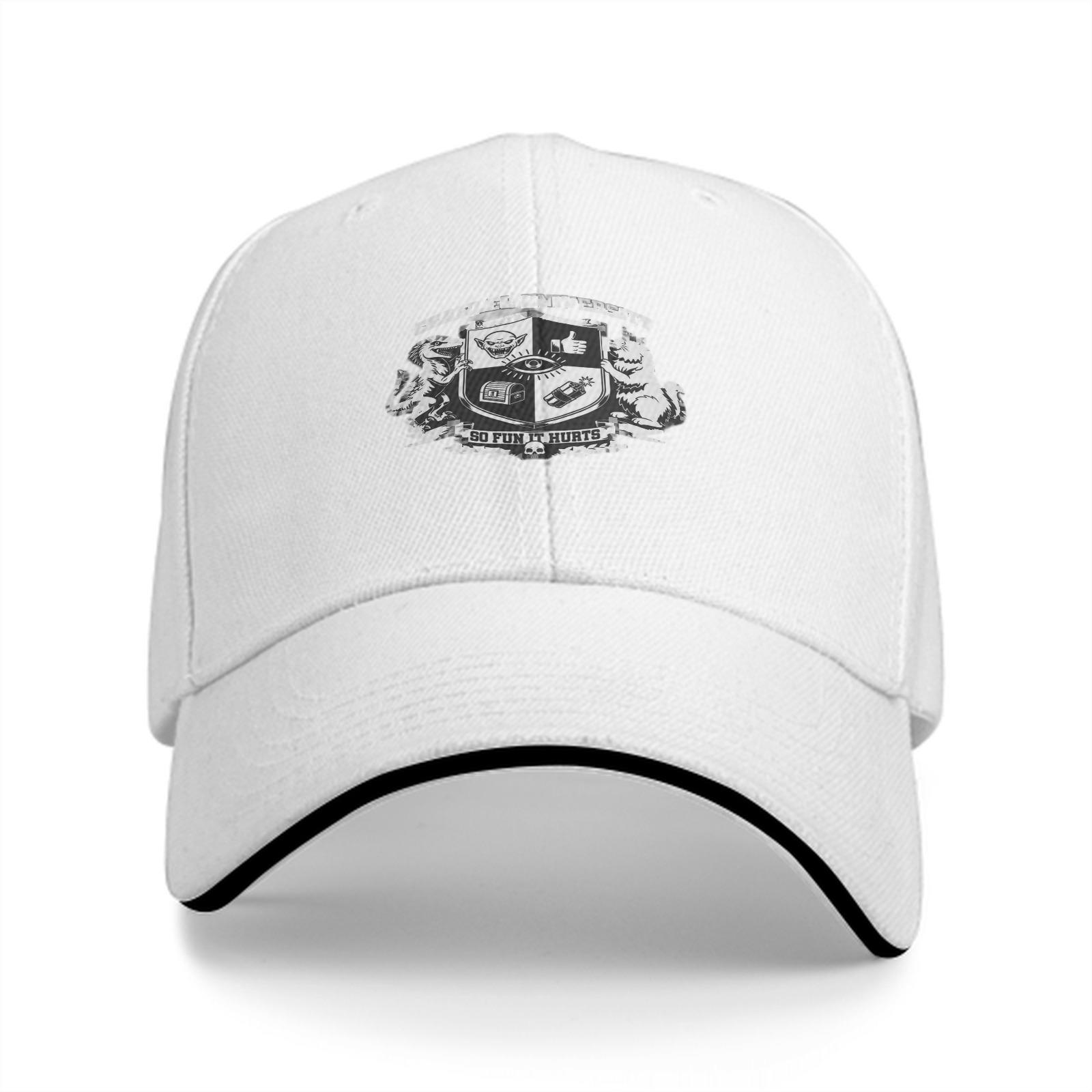 Crawler University So Fun It Hurts Graphic Baseball Cap