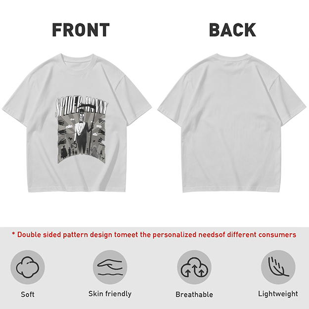 Olive T-Shirt Featuring Spider Manny Graphic Print