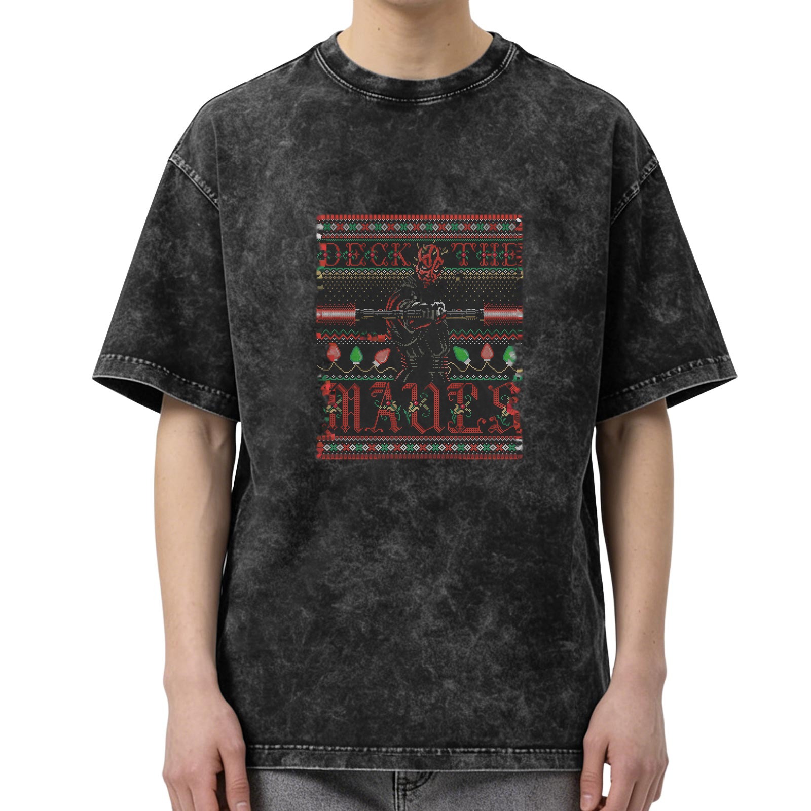 Star Wars Darth Maul Ugly Christmas Sweater T-Shirt
