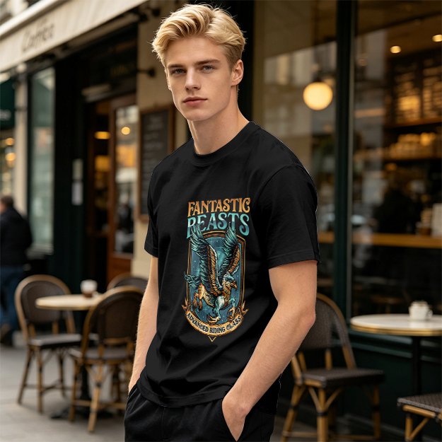Fantastic Beasts Advanced Riding Class Crest Graphic T-Shirt