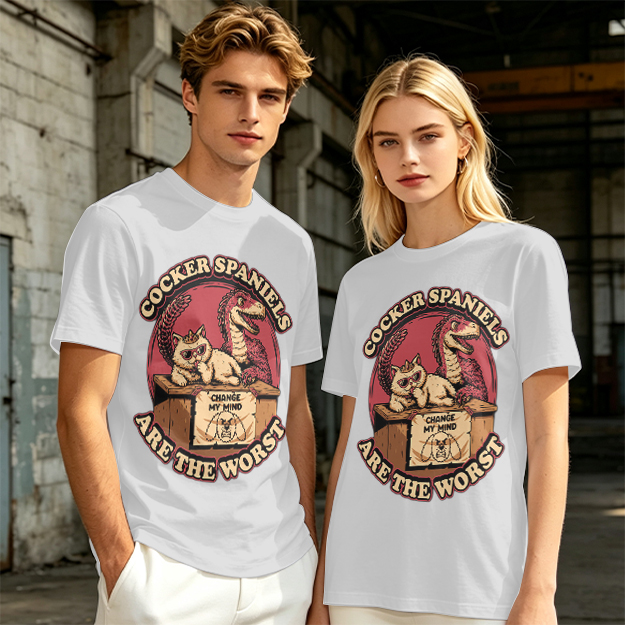 Cocker Spaniels Are The Worst Funny Graphic T-Shirt