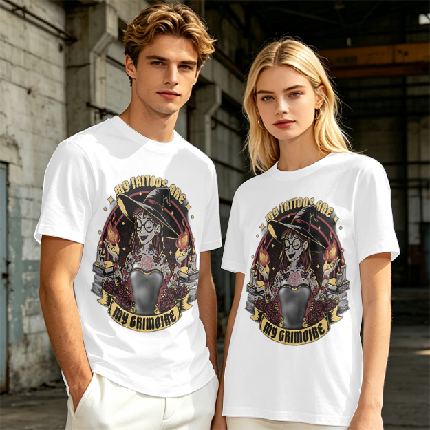 My Tattoos Are My Grimoire Witch Graphic T-Shirt