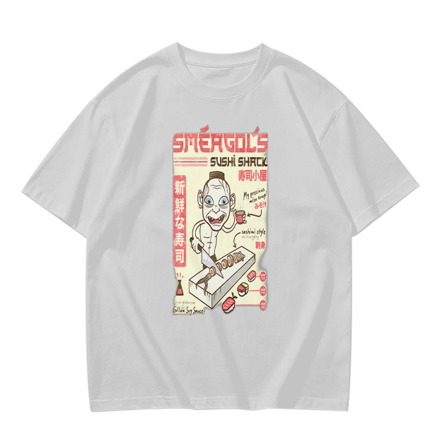 Smeagol's Sushi Shack Themed Graphic T-Shirt
