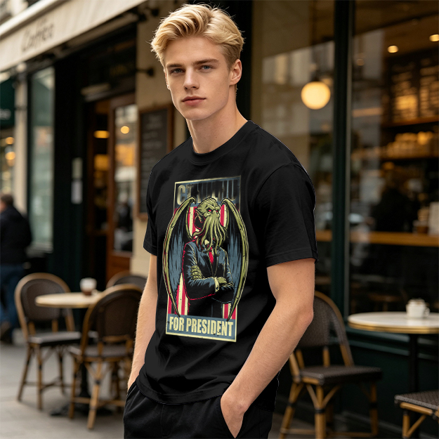 Cthulhu For President Graphic Tee