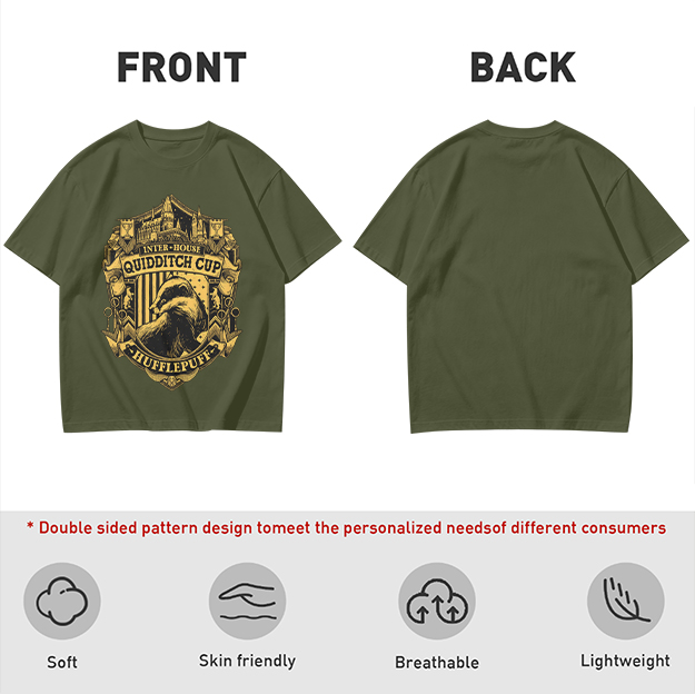Hufflepuff Inter-House Quidditch Cup Crest T-Shirt