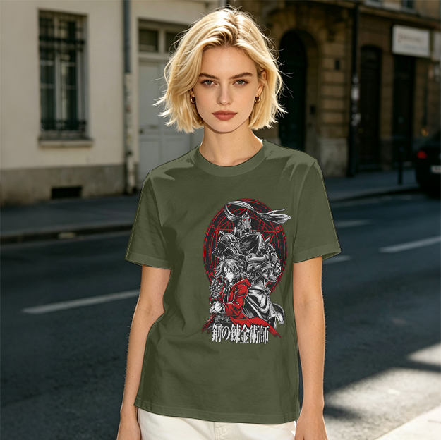 Fullmetal Alchemist Elric Brothers Graphic Tee