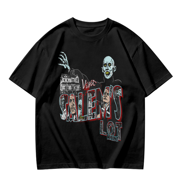 Visit Salem's Lot Horror Graphic T-Shirt