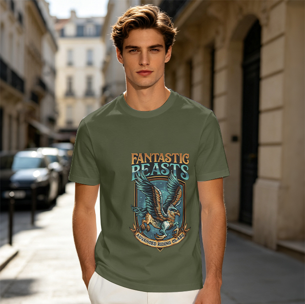 Fantastic Beasts Advanced Riding Class Crest Graphic T-Shirt