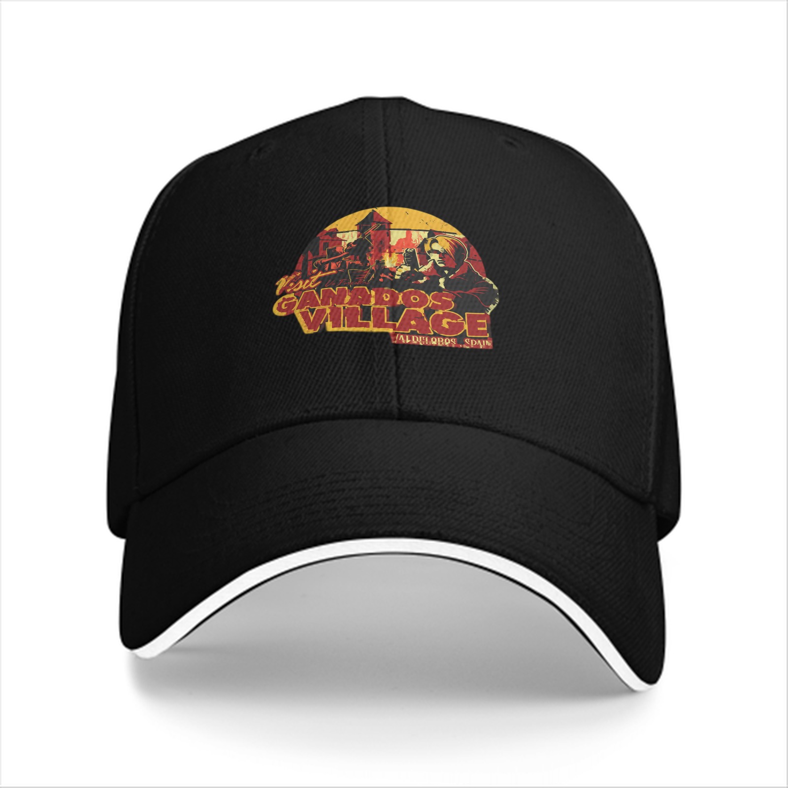 Visit Ganados Village Black Baseball Cap