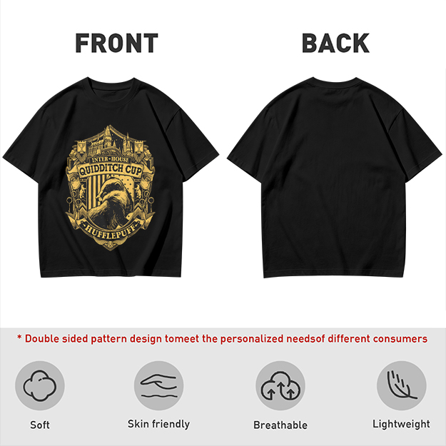 Hufflepuff Inter-House Quidditch Cup Crest T-Shirt
