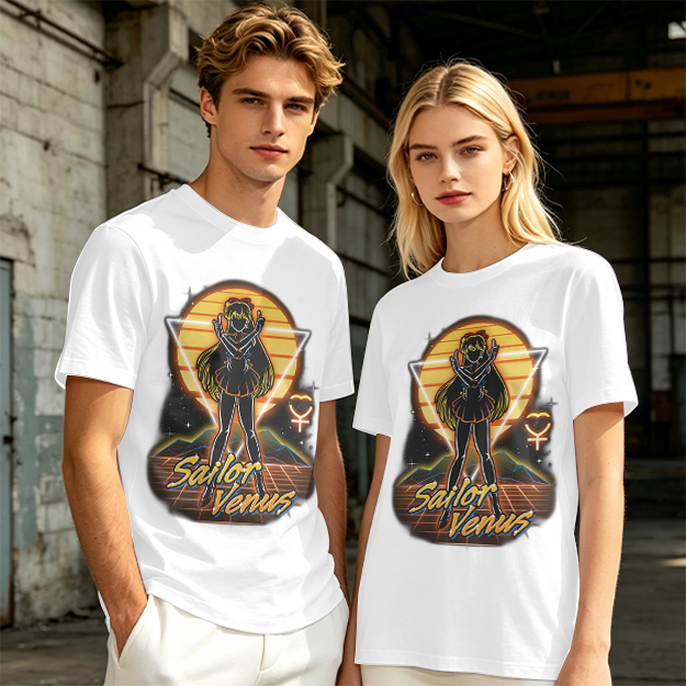 Sailor Venus Retro Synthwave Graphic T-Shirt
