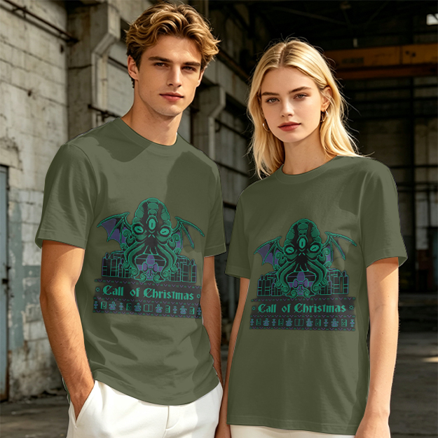 Call of Christmas Cthulhu Graphic T-Shirt