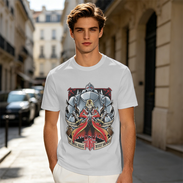 Fullmetal Alchemist Elric Brothers Graphic T-Shirt