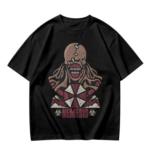 Resident Evil Nemesis Graphic Military Green T-Shirt