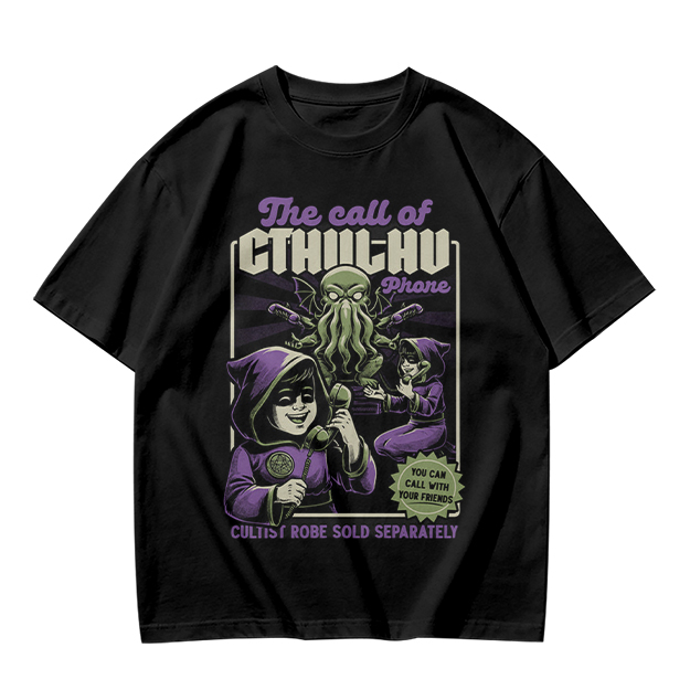 The Call of Cthulhu Phone Funny Graphic T-Shirt