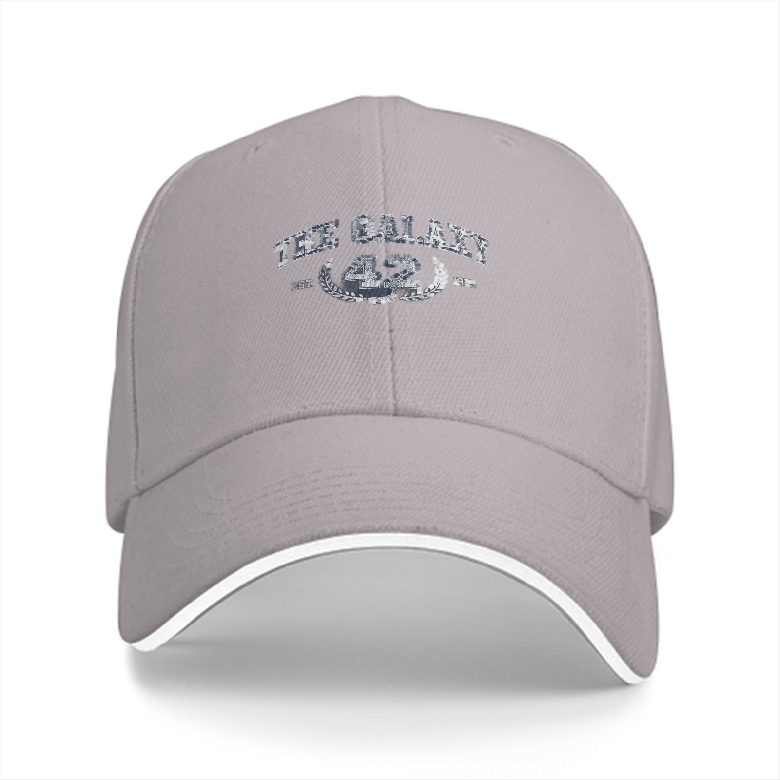 Black baseball cap with The Galaxy 42 laurel graphic