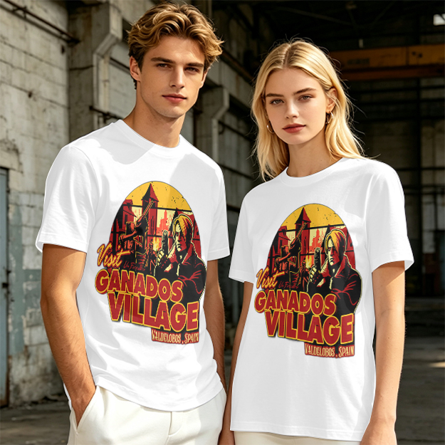 Visit Ganados Village Resident Evil Themed Graphic T-Shirt