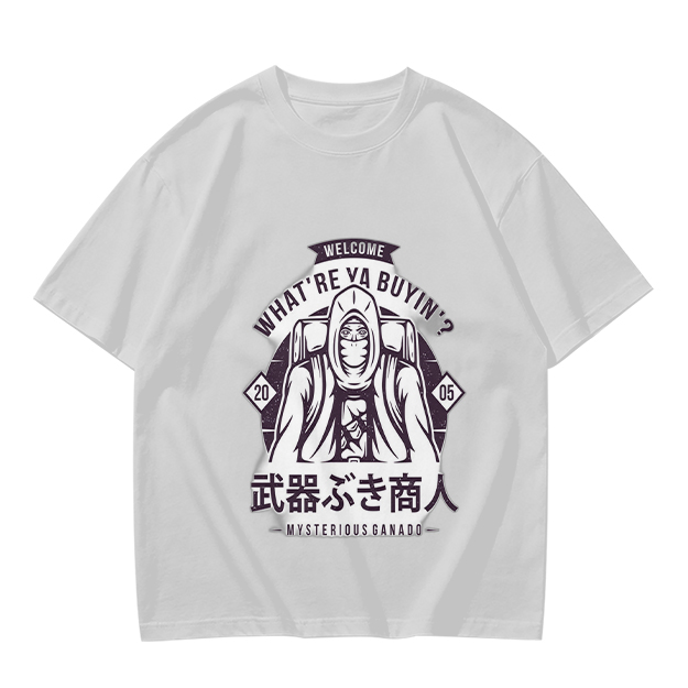 Mysterious Merchant Graphic Olive T-Shirt