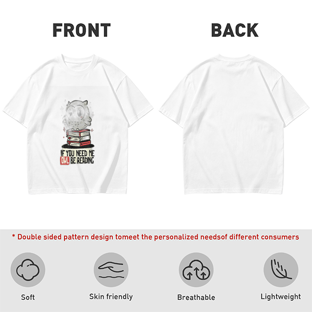 Owl Be Reading Pun T-Shirt for Book Lovers