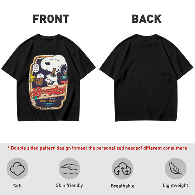 Snoopy Beagle's Root Beer Graphic T-Shirt