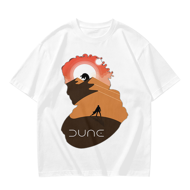 Dune Desert Planet Graphic T-Shirt for Sci-Fi Fans
