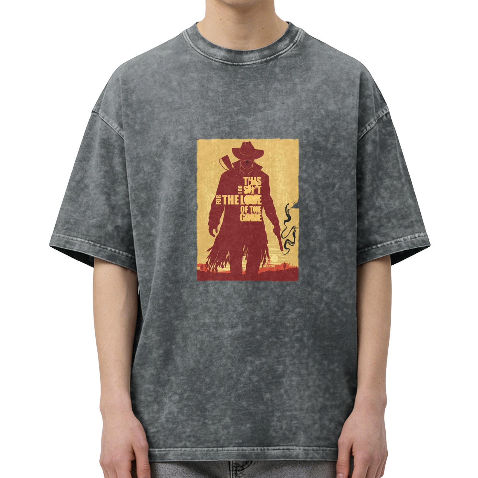 Vintage Western Cowboy Graphic T-Shirt