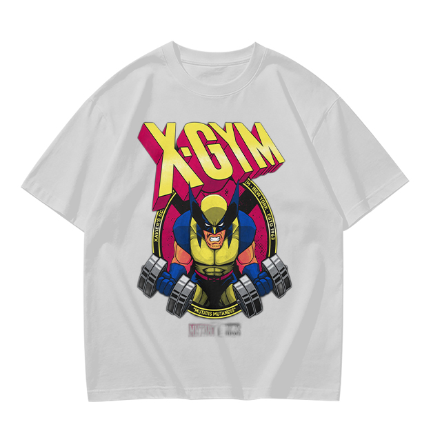 X-GYM Wolverine Lifting Dumbbell Graphic T-Shirt