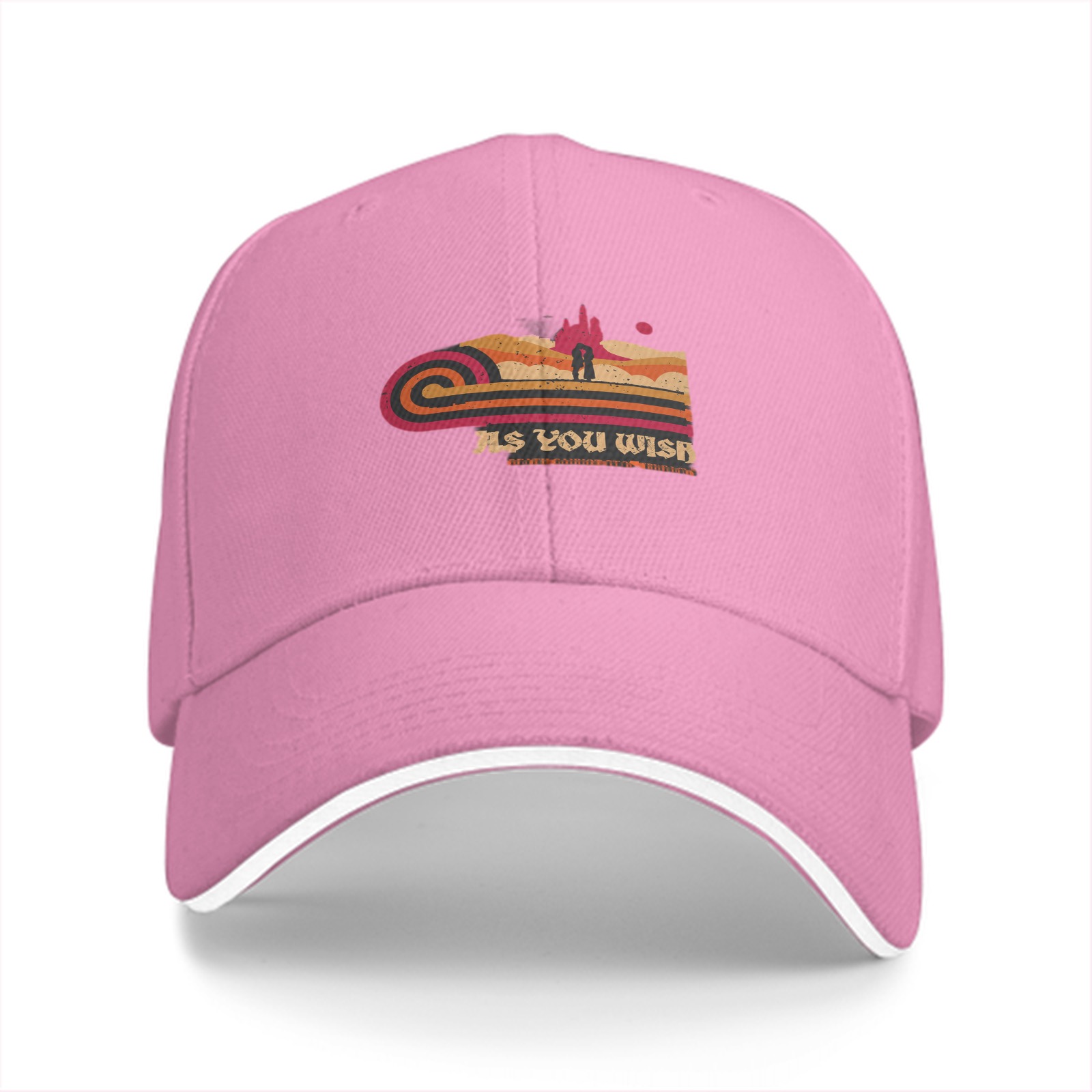 As You Wish Retro Landscape Graphic Baseball Cap