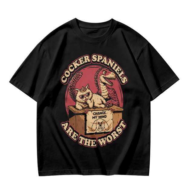 Cocker Spaniels Are The Worst Funny Graphic T-Shirt