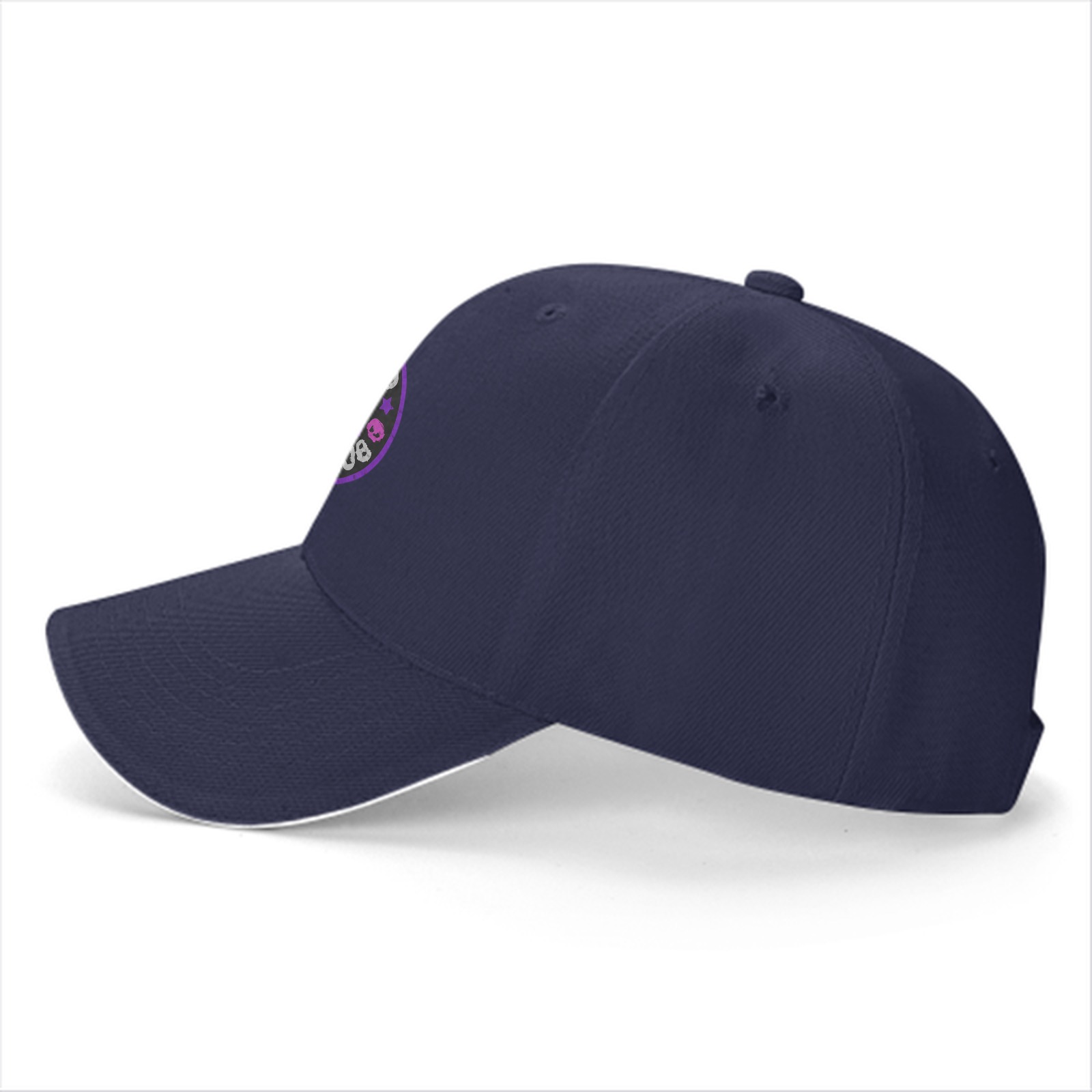 Black baseball cap with Banned Book Club graphic design