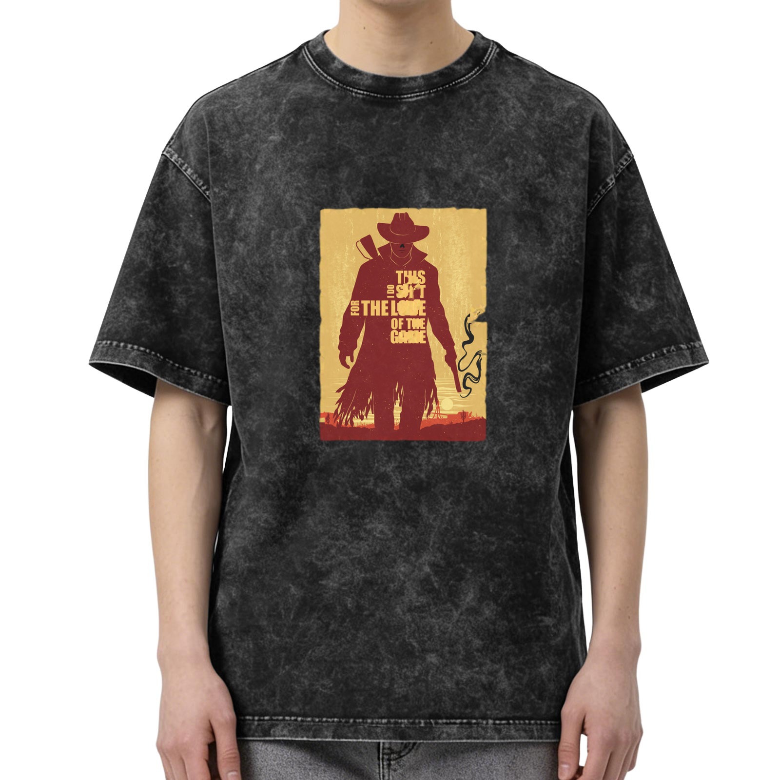 Vintage Western Cowboy Graphic T-Shirt